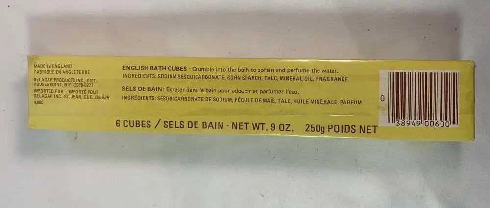 English Bath Soaps Sels De Bains